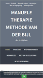 Mobile Screenshot of manueletherapienijhuis.nl